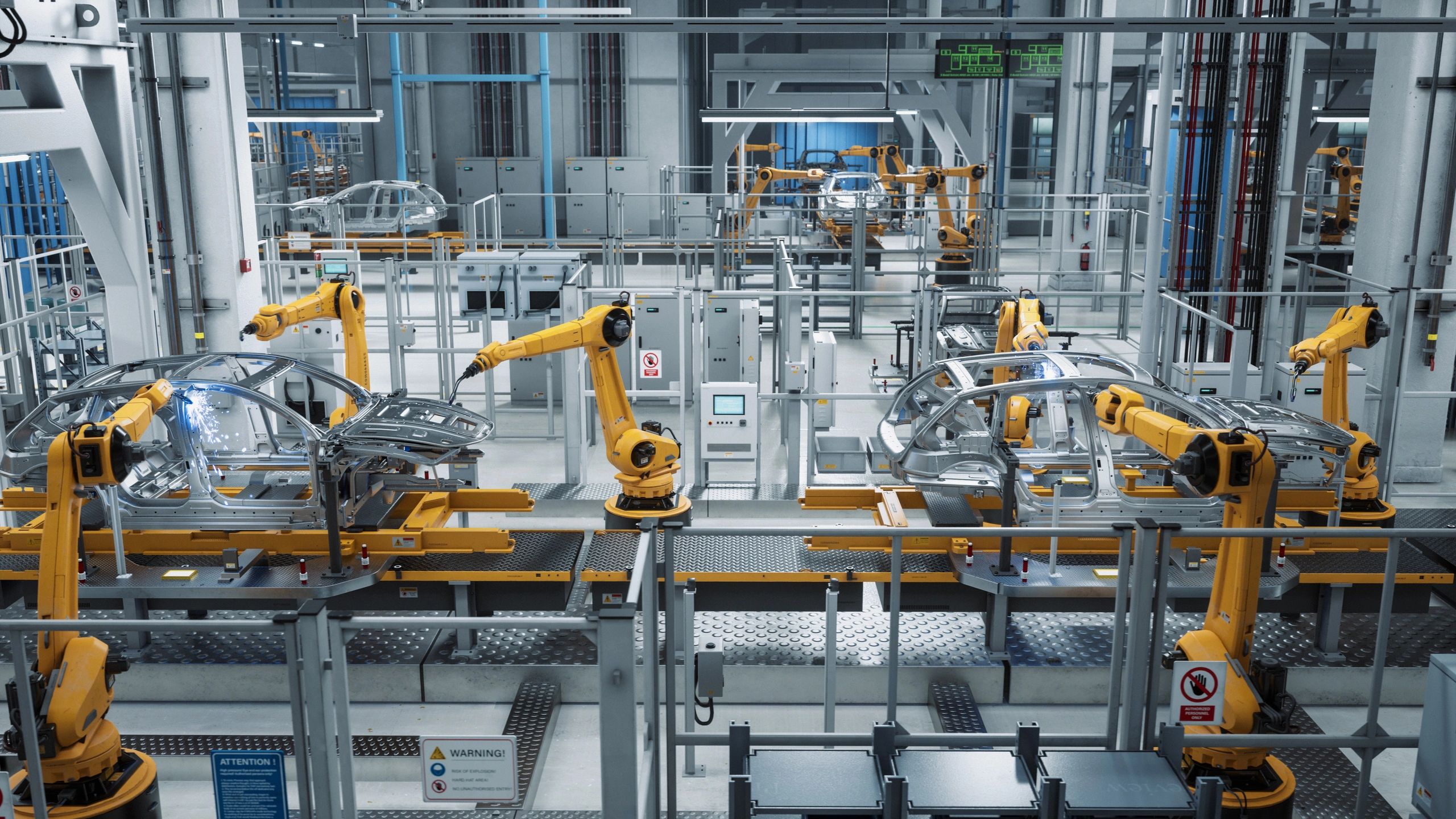 Línea industrial automatizada para avalúos de maquinaria